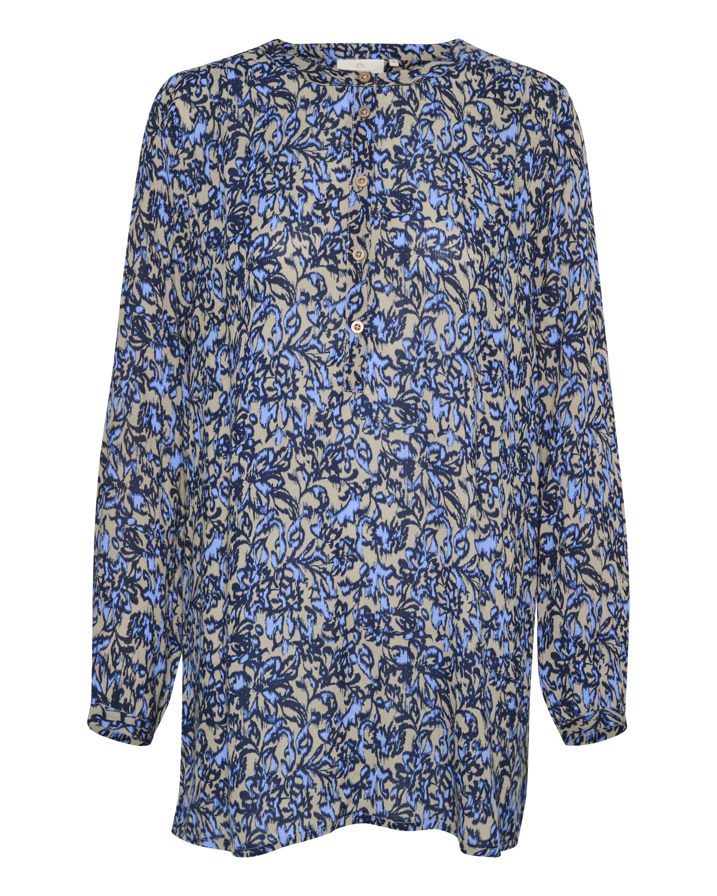 Kaffe Tunic 'Amber' in Blau: Vorderseite