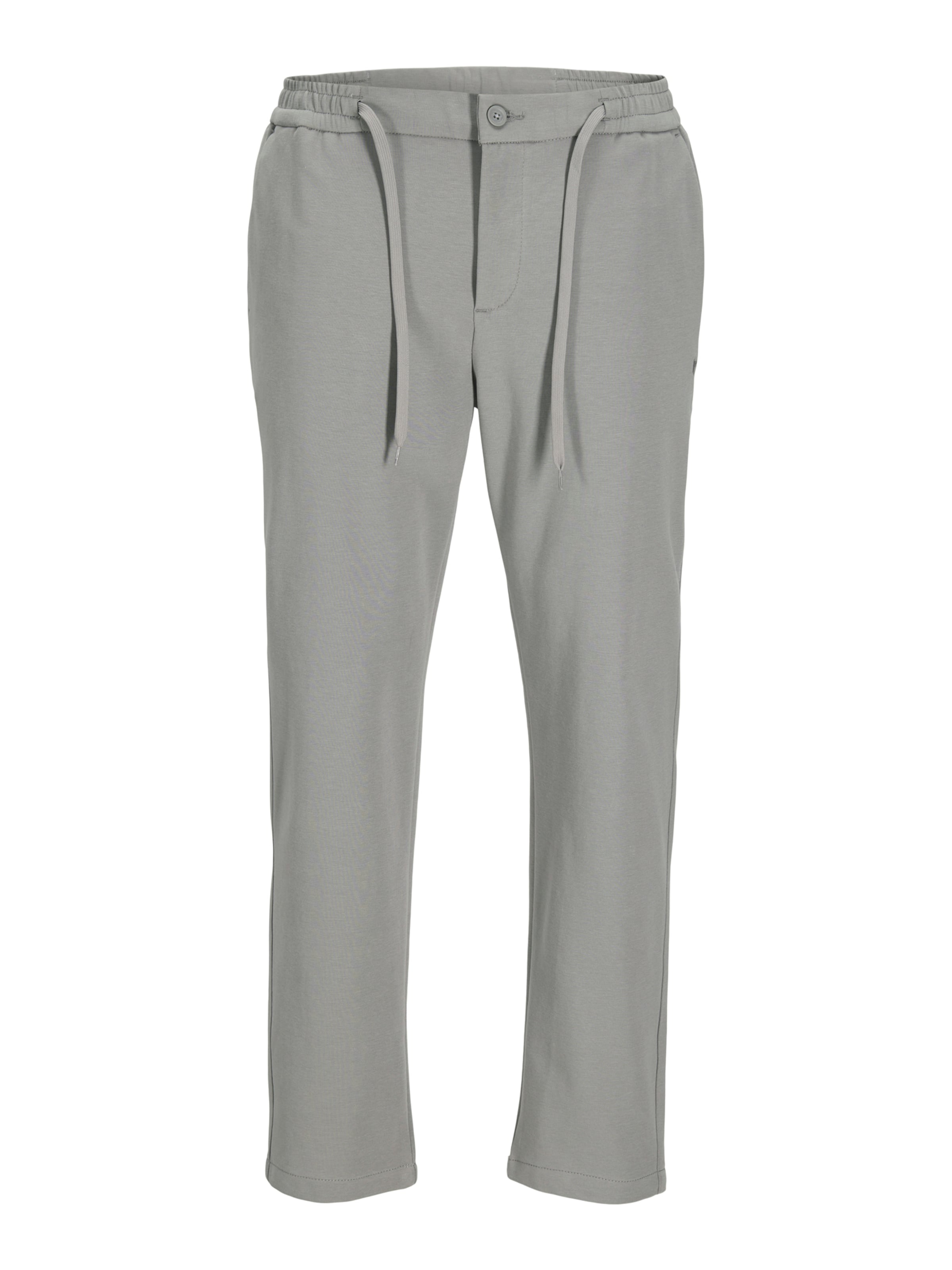 JACK & JONES Tapered Pants 'JPSTACE NEO' in Grey: front