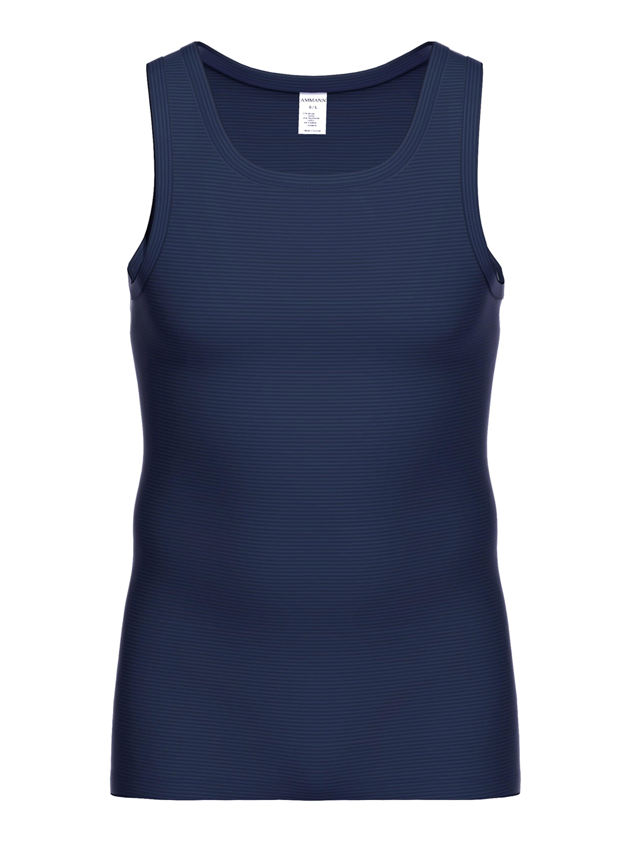 Maillot de corps ' Cotton & More Athletic ' Ammann en bleu