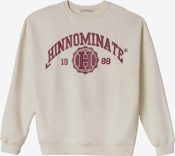 HINNOMINATE Sweatshirt in White: front