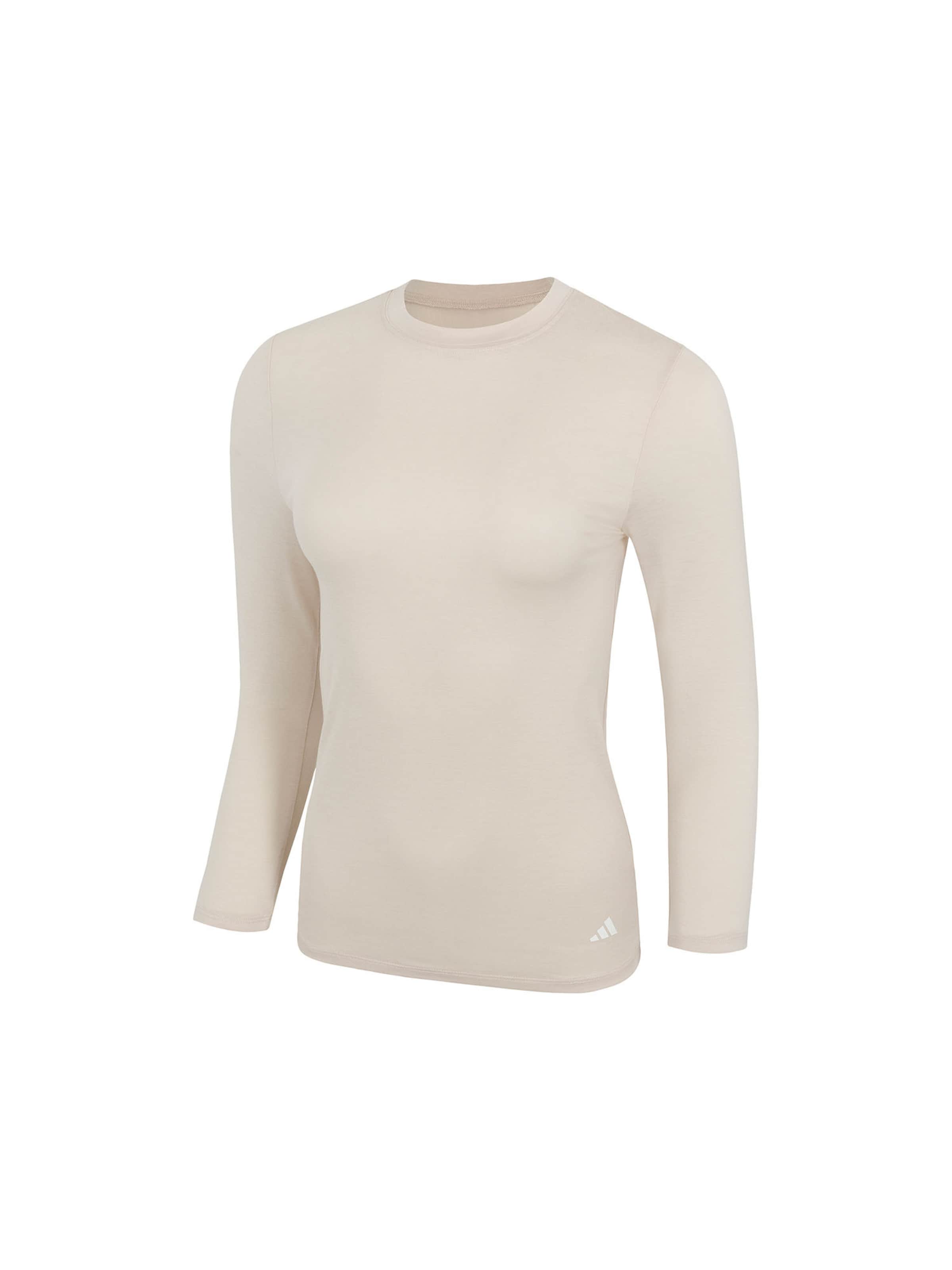 T-shirt ' Sport Active Long ' ADIDAS SPORTSWEAR en beige : devant