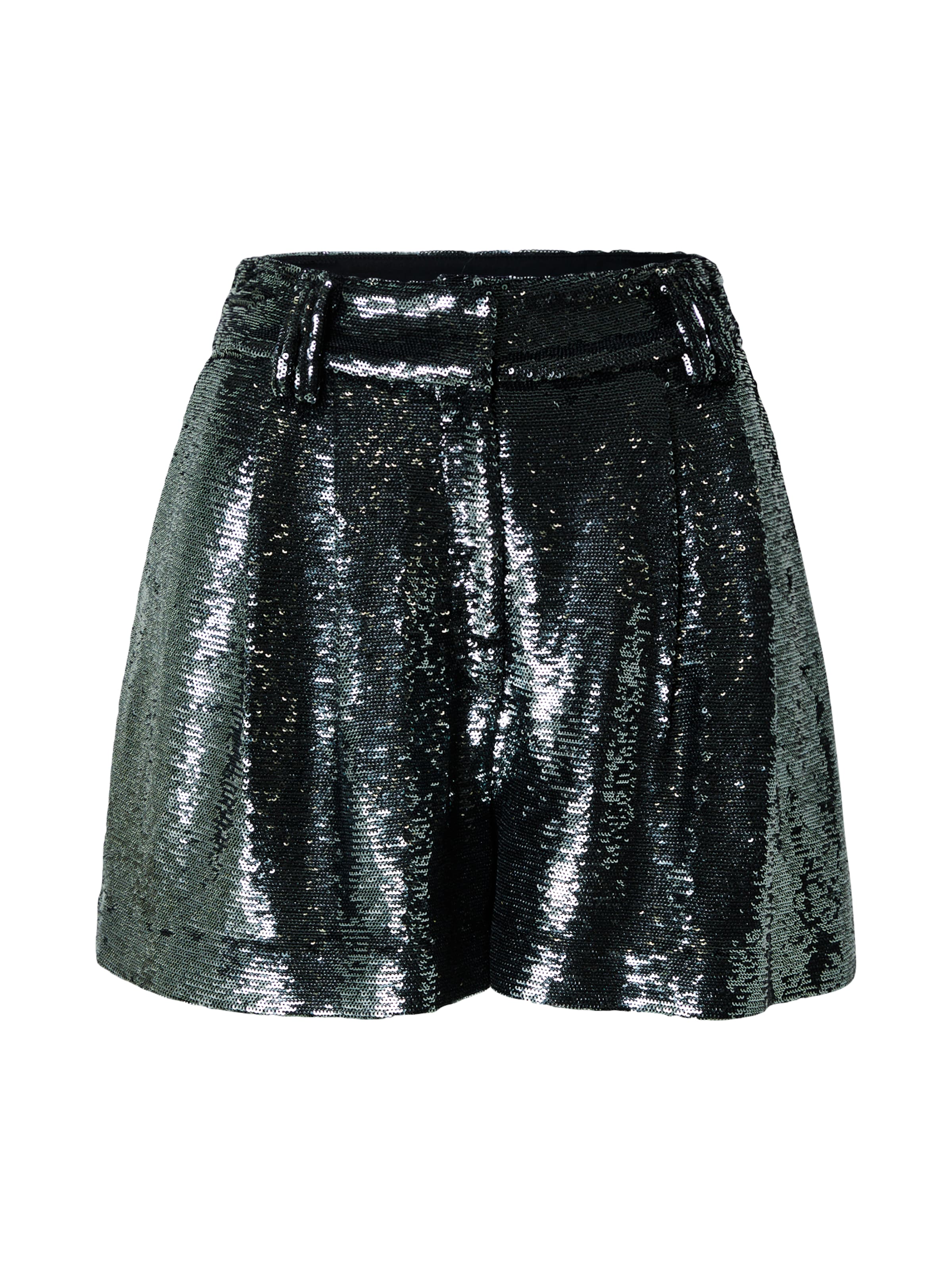 IRO - Perna larga Calças com pregas em cinzento: frente