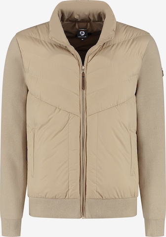 Travelin Cardigan 'Damian' i beige: forside