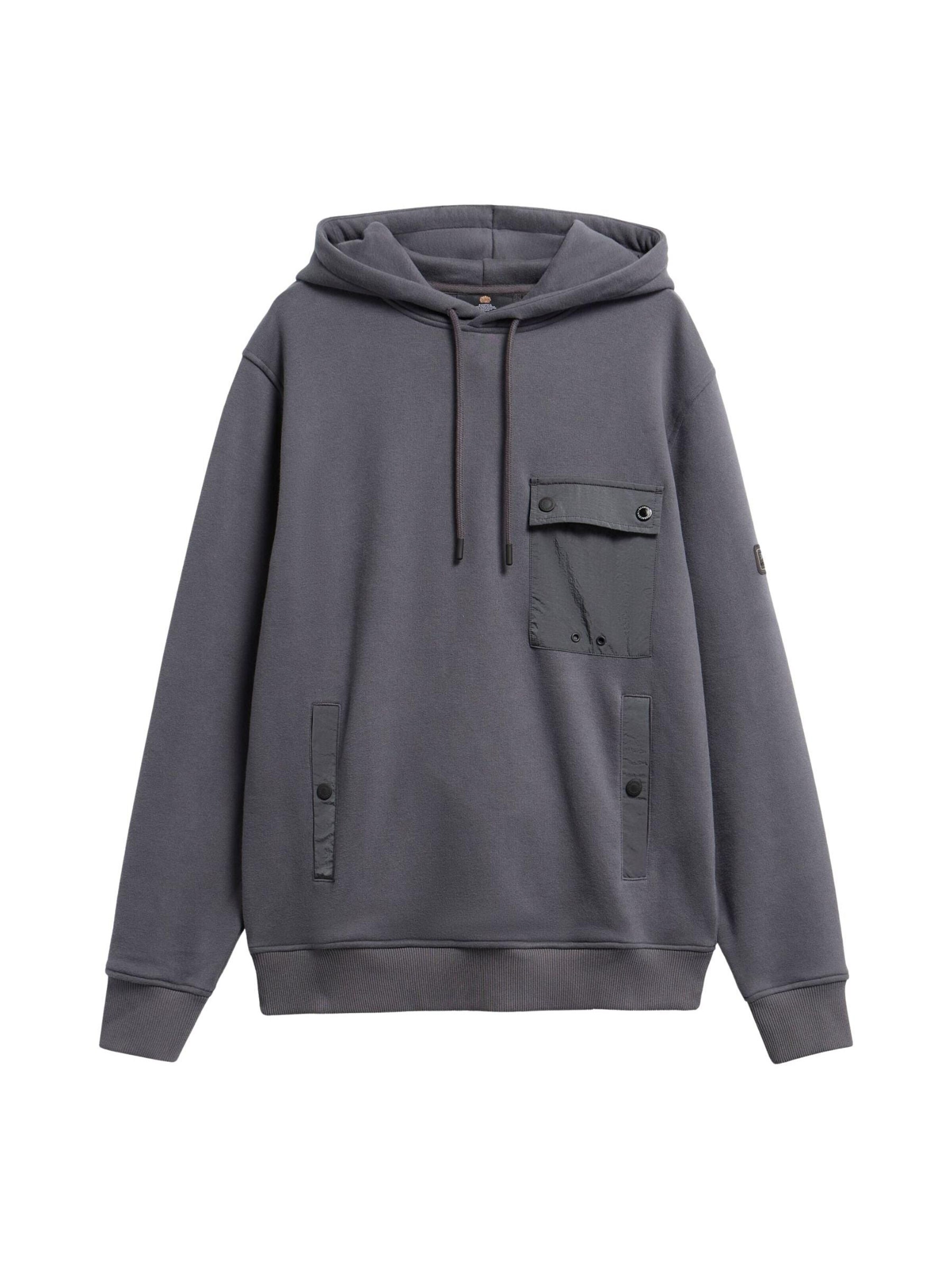 Sweat-shirt 'INLINE' Barbour International en gris : devant