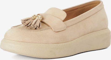 Chaussure basse Dune LONDON en beige : devant