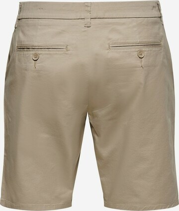 Only & Sons Regular Chino 'Cam' in Beige