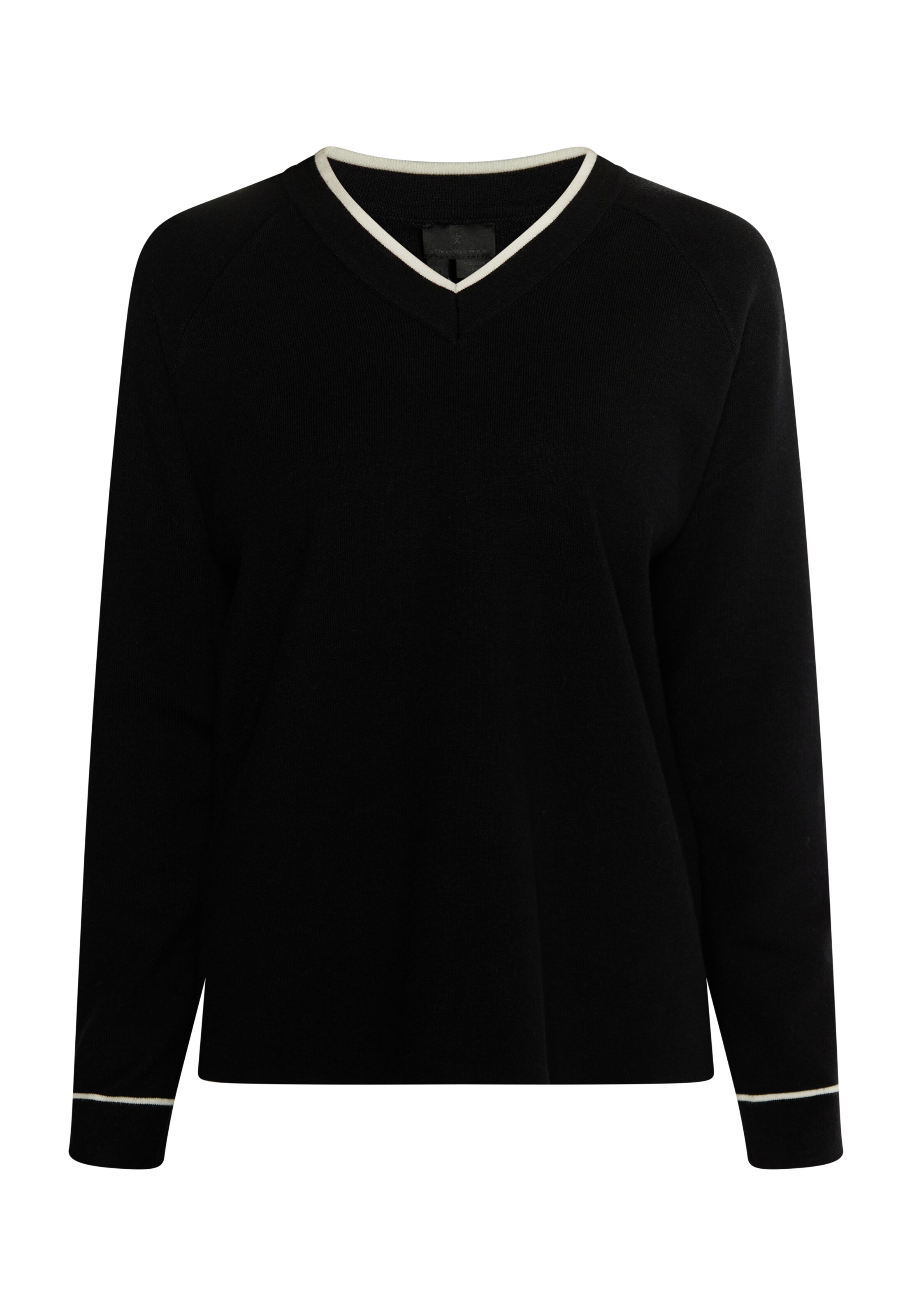 DreiMaster Klassik Trui in Zwart: voorkant