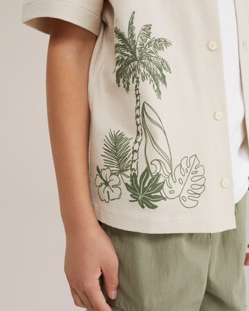 WE Fashion Regular fit Skjorta 'Jongens' i beige