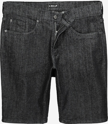 Men Plus Jeans in Black: front