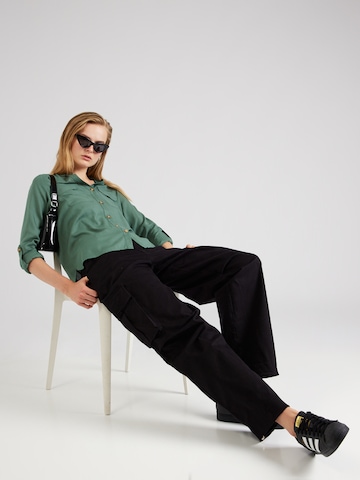 VERO MODA Bluse 'BUMPY' in Grün