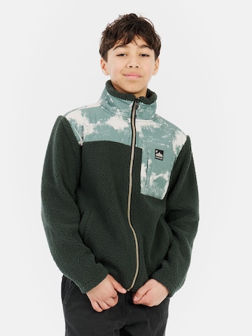 PROTEST Fleecejacke 'PRTBento JR' in Grün: Vorderseite