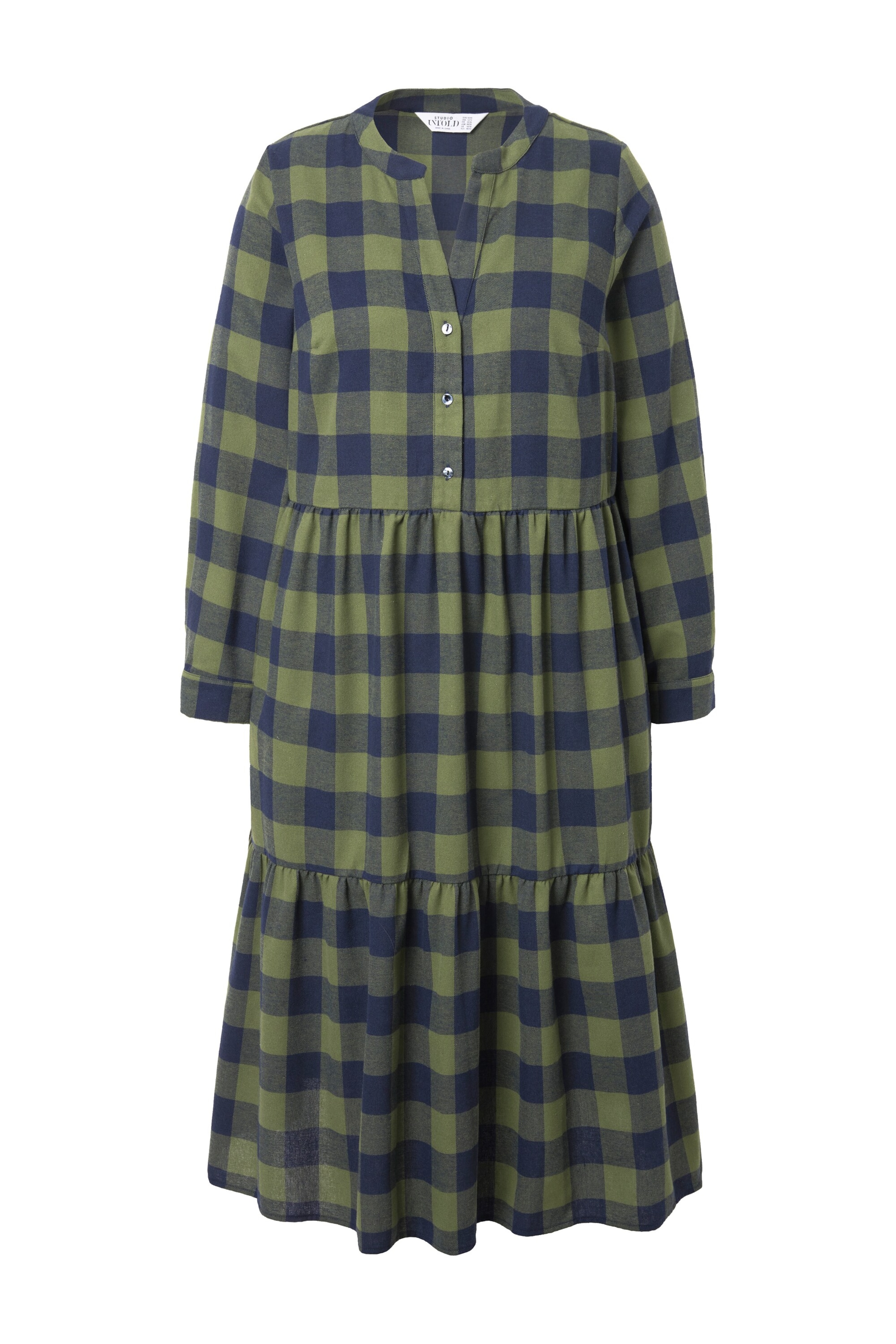 Studio Untold Dress in Green: front