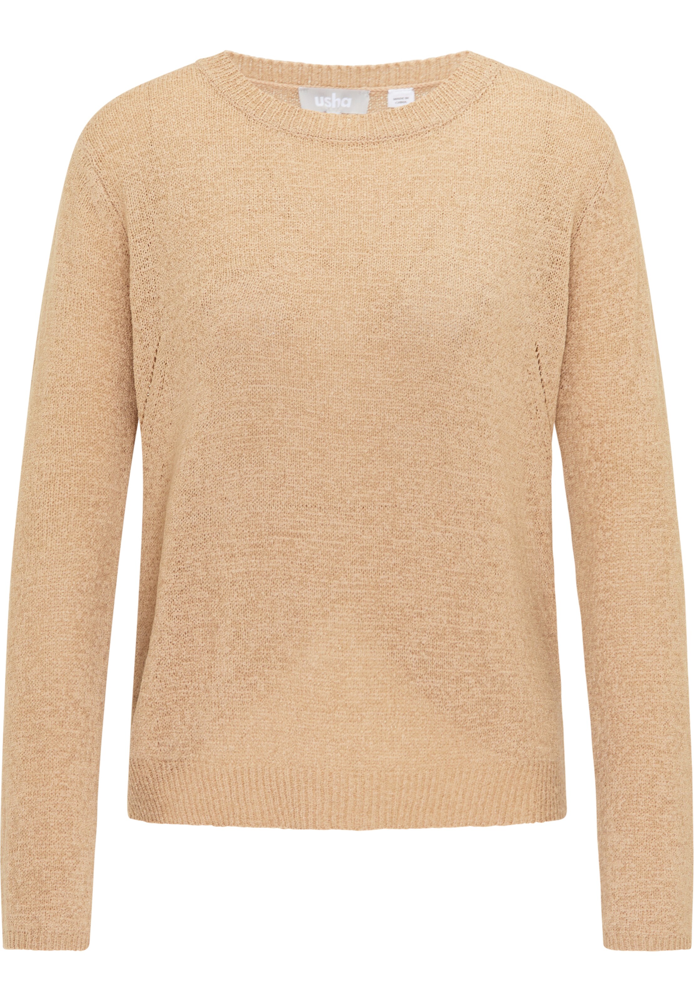 Usha - Pullover em bege: frente