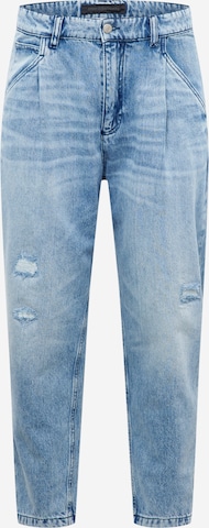 Tapered Jeans con pieghe 'Kenn' di DRYKORN in blu: frontale