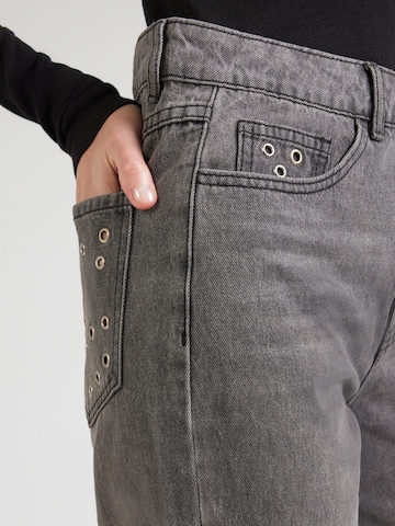 VILA - regular Vaquero 'VIKELLY' en gris