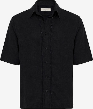 juoda Antioch Patogus modelis Marškiniai: priekis