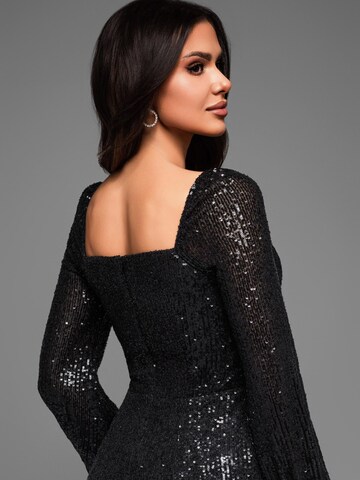 Ombre Abendkleid‌‌‌‌‌‌‌‌ in Schwarz