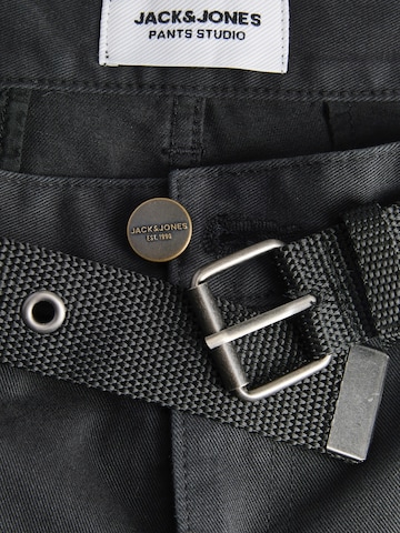 Jack & Jones Plus regular Cargobukser 'JPSTCOLE HUDSON' i sort