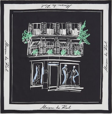 Batistă 'Maison de Karl' de la Karl Lagerfeld pe negru: față