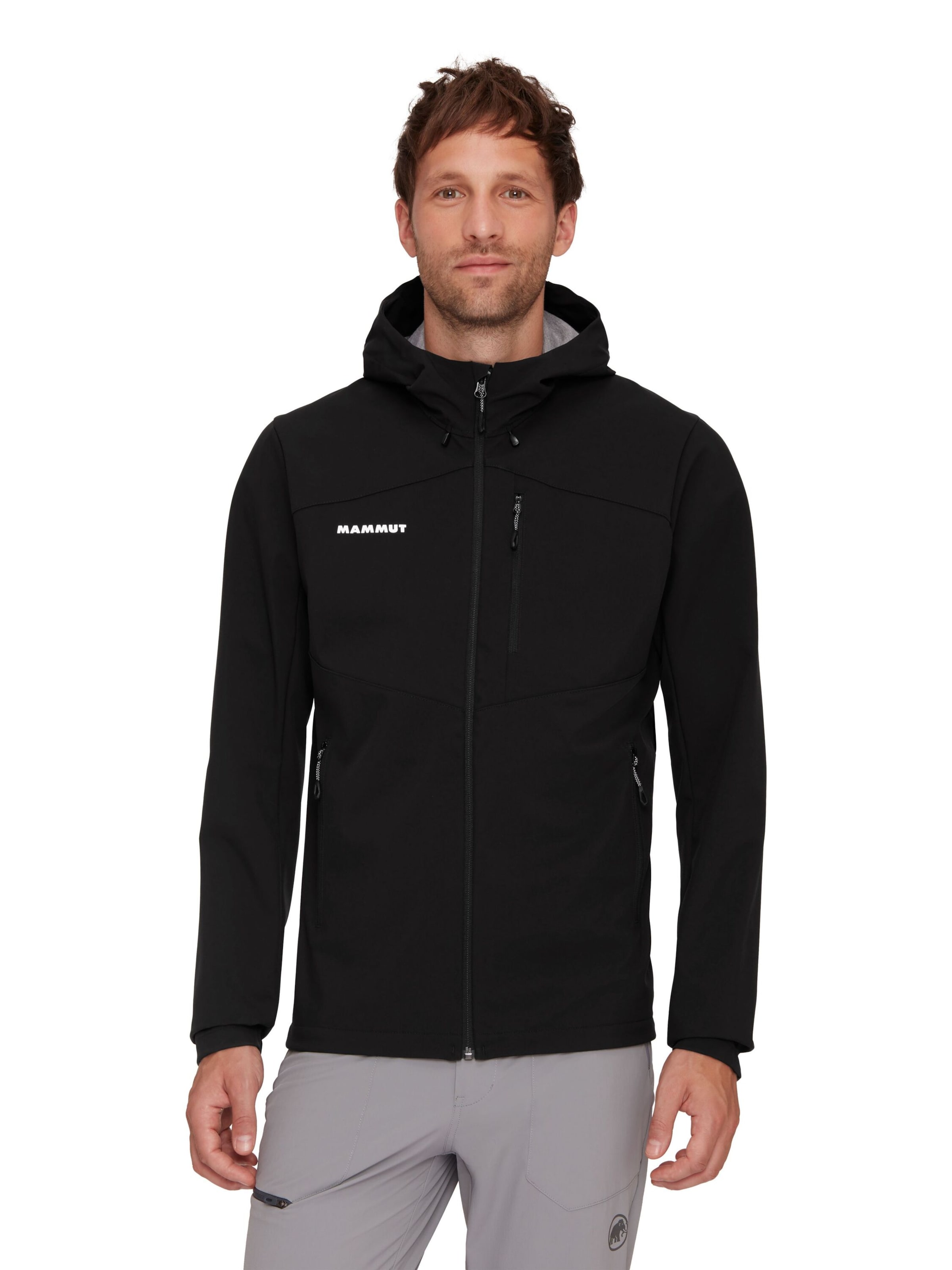 MAMMUT Outdoor jacket in Black: front