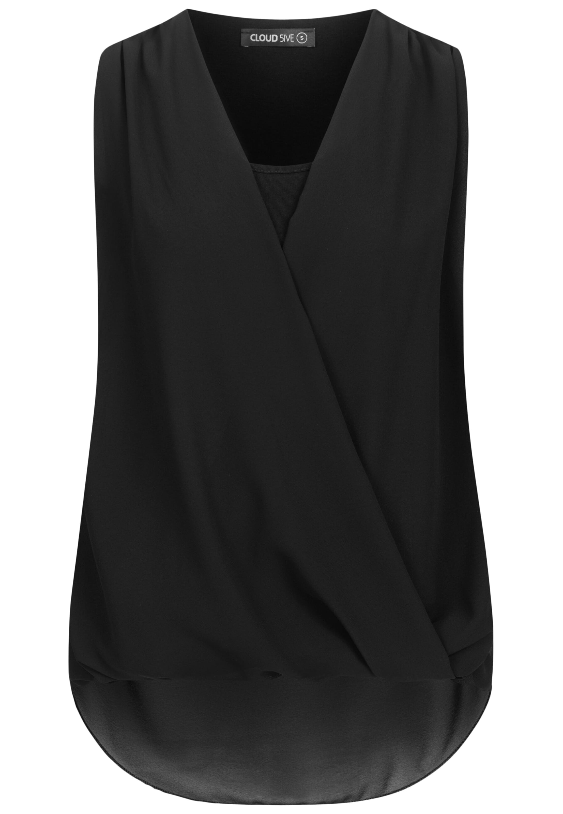 Camicia da donna di Cloud5ive in nero: frontale