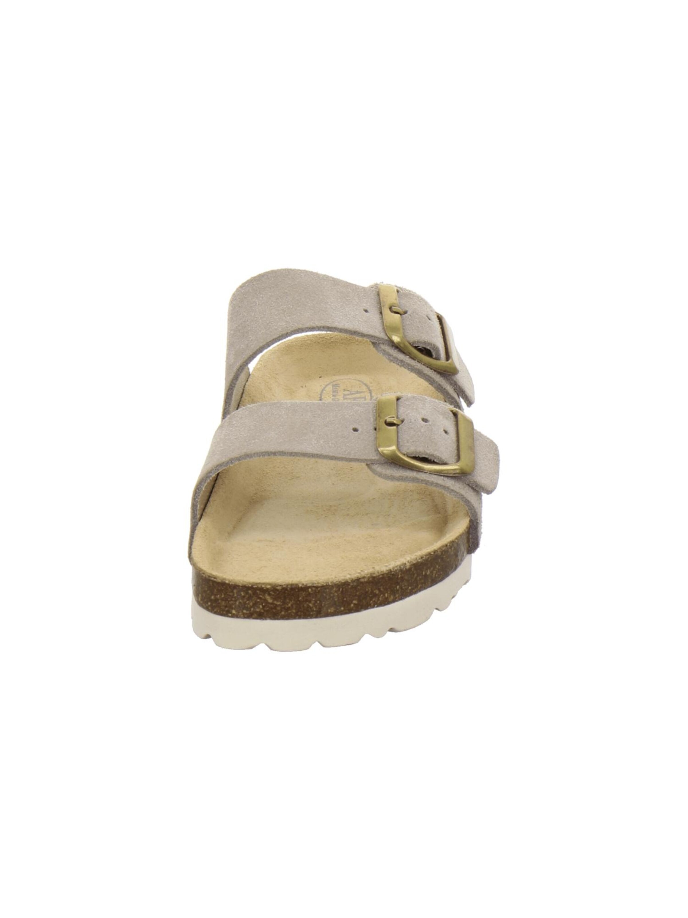 Sandales 'Mädchen Pantoletten Zweischnaller quarz' AFS-Schuhe en beige