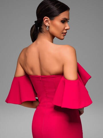 Ombre Evening dress in Red