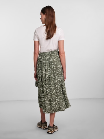 PIECES Skirt 'Tala' in Green