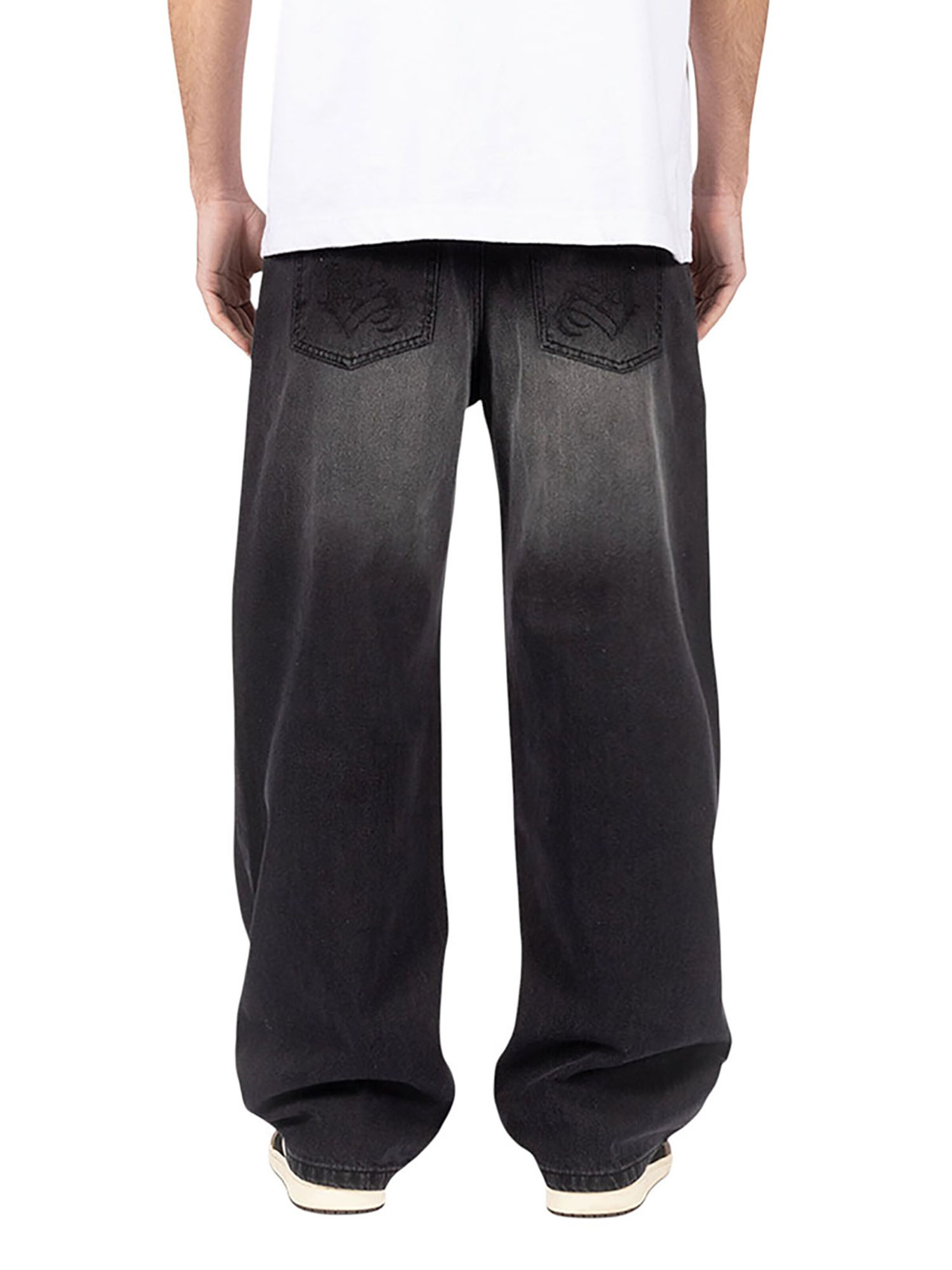 FAVELA Regular Jeans 'Aves Patch' in Black