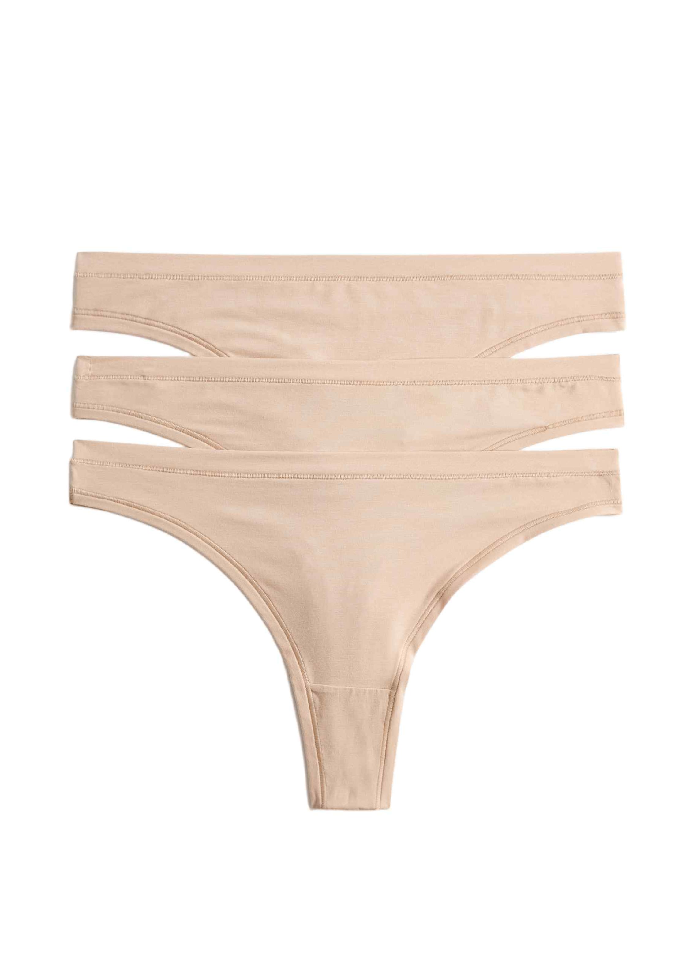 Marks & Spencer String in Beige: voorkant