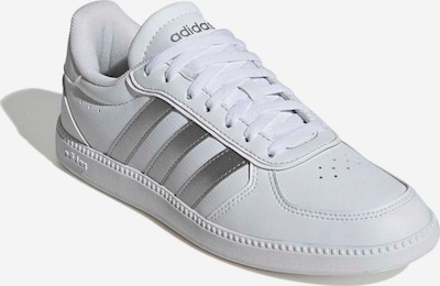 42 dydžio Sportbačiai be auliuko 'Breaknet Sleek' iš ADIDAS SPORTSWEAR, spalva – sidabrinė / balta, Prekių apžvalga