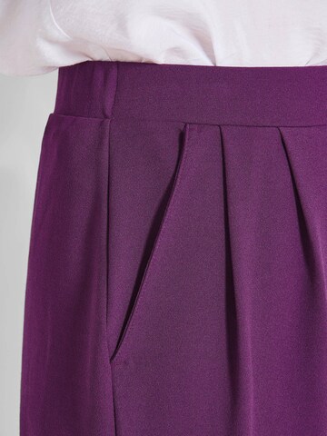 Goldner Slim fit Trousers 'Sara' in Purple