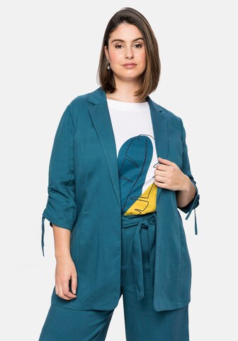 SHEEGO Blazer in Blue: front