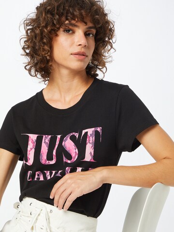 T-shirt Just Cavalli en noir