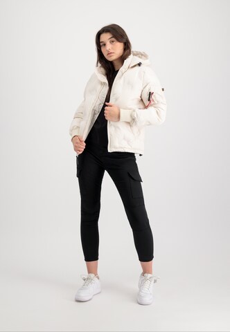 Veste d’hiver ALPHA INDUSTRIES en blanc