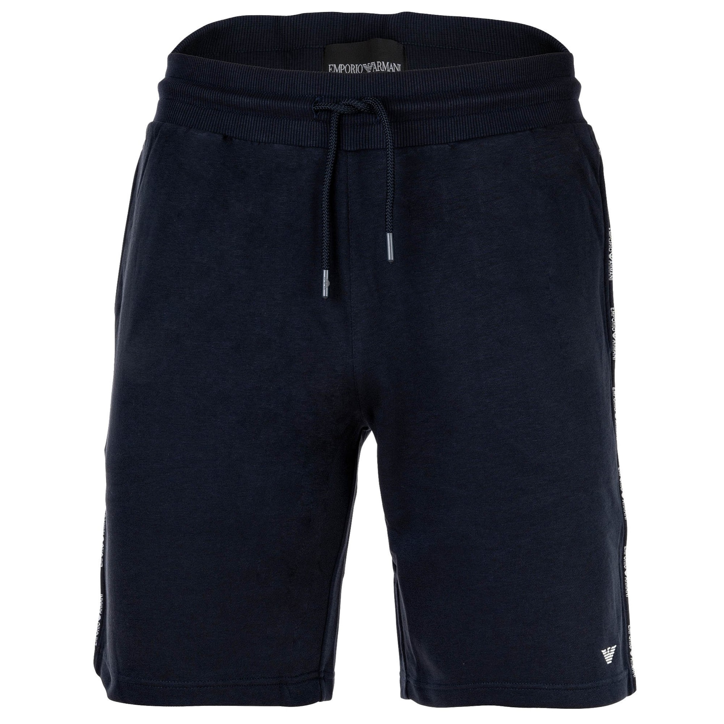 Emporio Armani Regular Shorts in Blau: Vorderseite