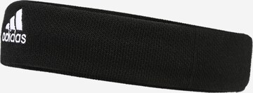 Bandeau de sport ADIDAS PERFORMANCE en noir : devant