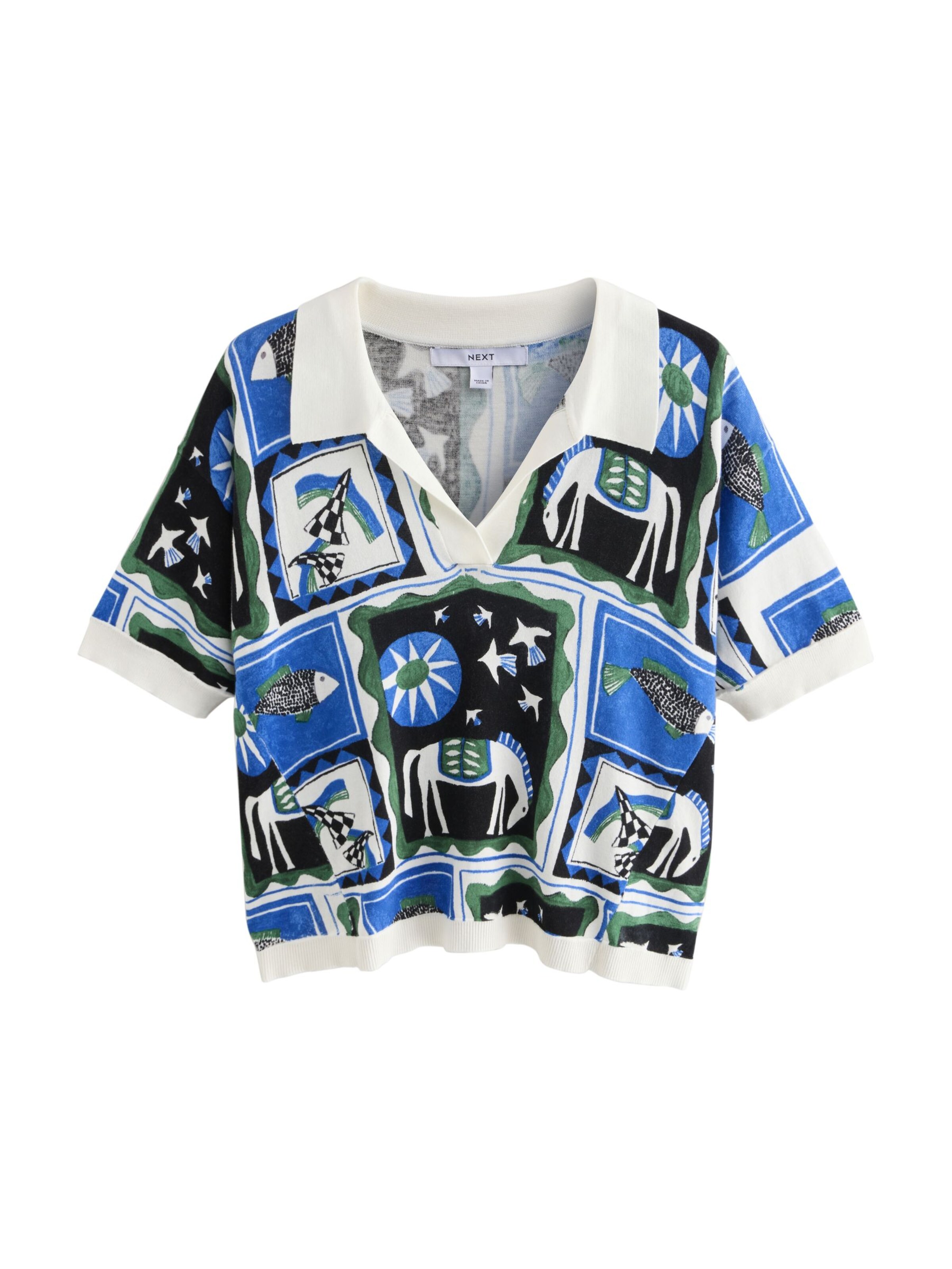 Next Trui in Blauw: voorkant