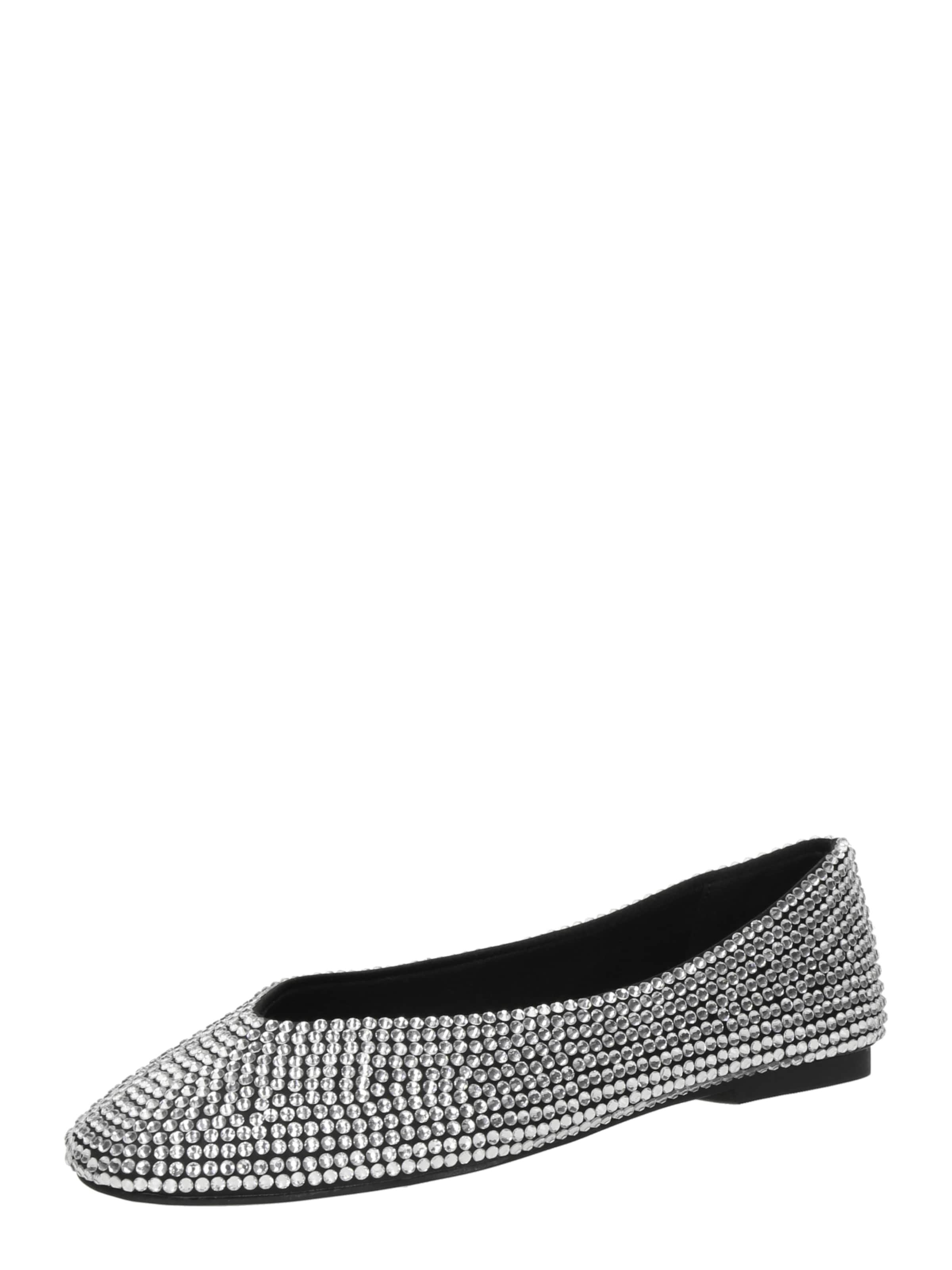 STEVE MADDEN Ballerina 'Darts-R' in Silber: Vorderseite