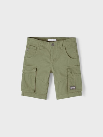 NAME IT Regular Pants 'Ryan' in Green