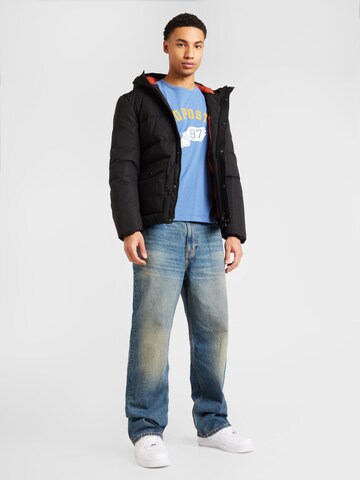 AÉROPOSTALE - Camiseta 'TRACK 87' en azul