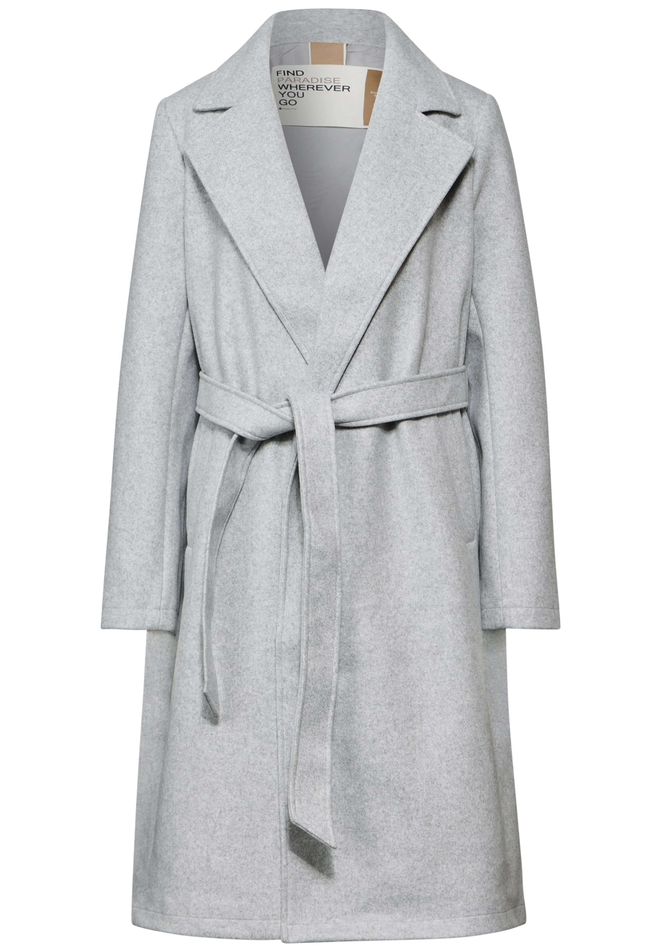 STREET ONE Between-Seasons Coat in Grey: front