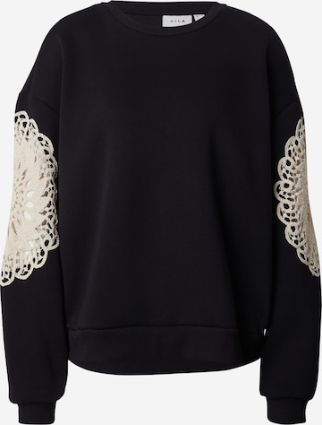 juoda VILA Megztinis be užsegimo 'VIHeika': priekis