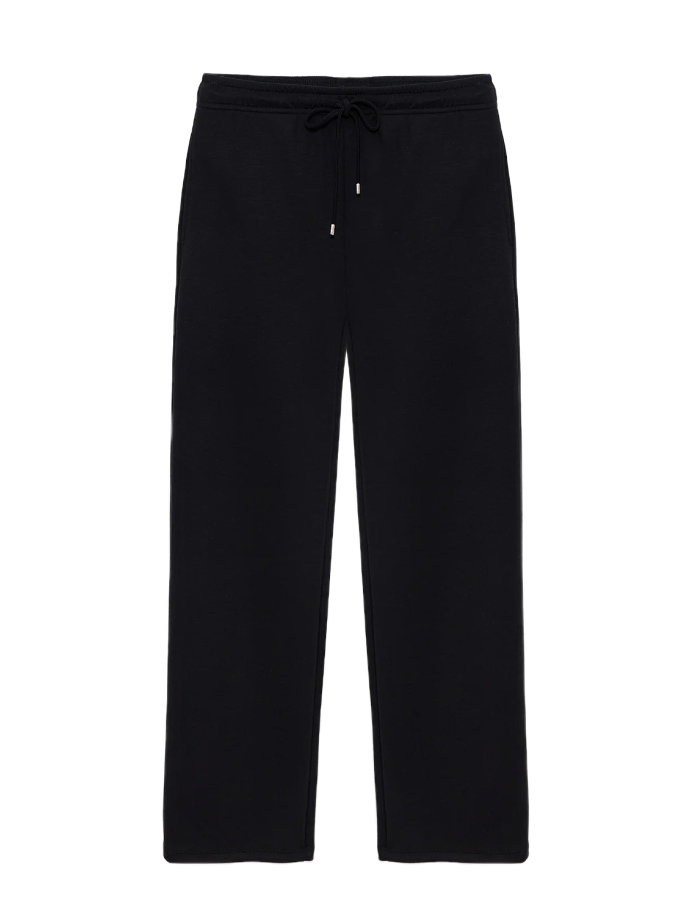 No Matter What Wide leg Broek in Zwart: voorkant