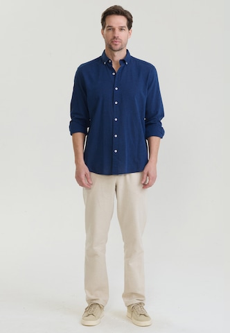 Felix Hardy Regular Fit Hemd in Blau