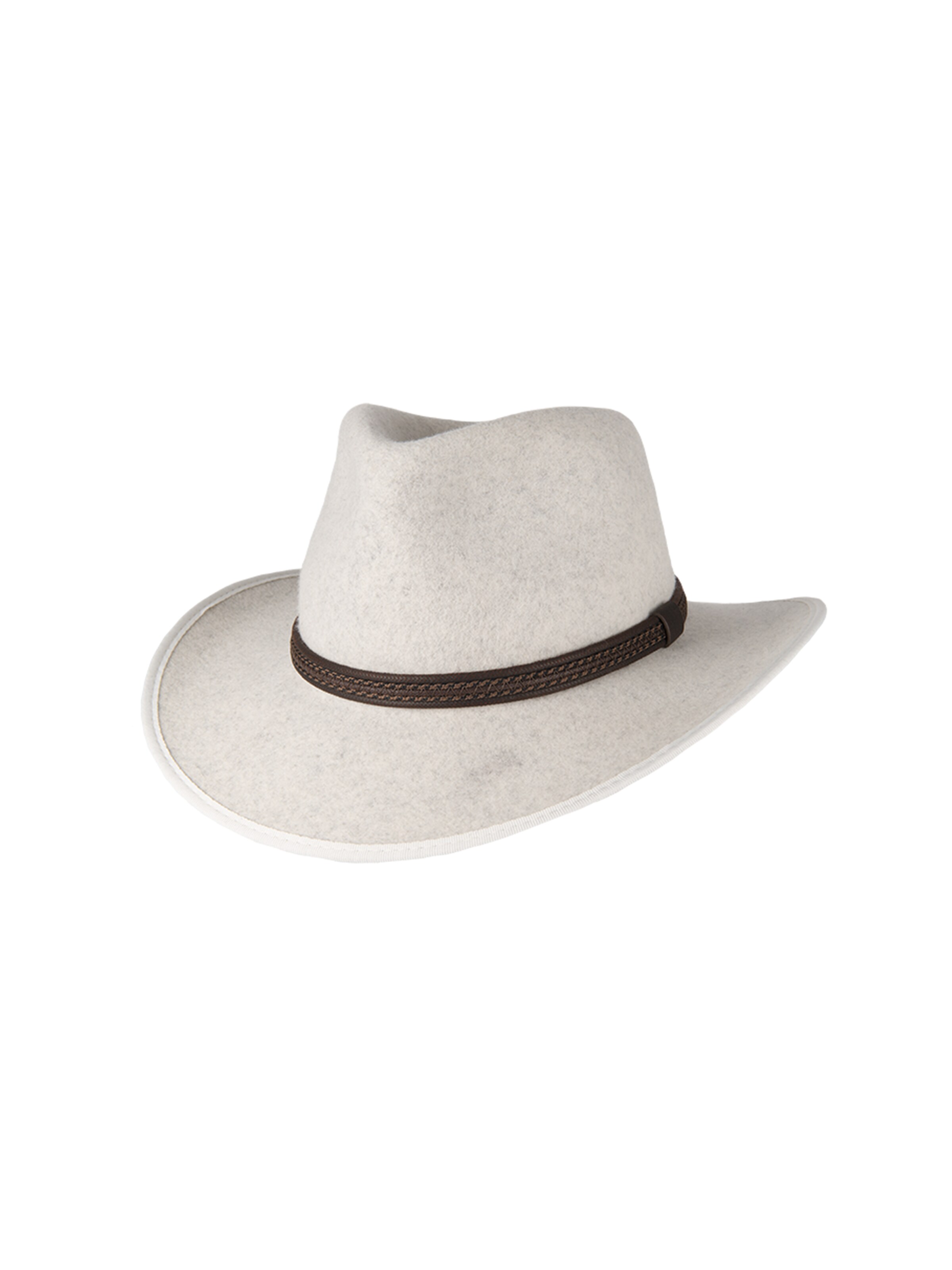 Hatland Hat 'Benjamin' in White: front