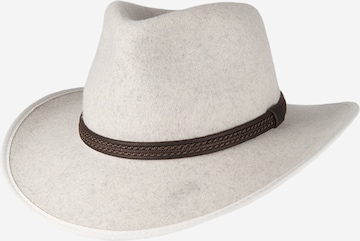 Hatland Hat 'Benjamin' in White: front