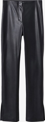MANGO Flared Pants in Black: front