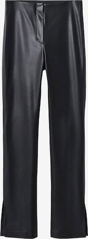 évasé Pantalon MANGO en noir : devant