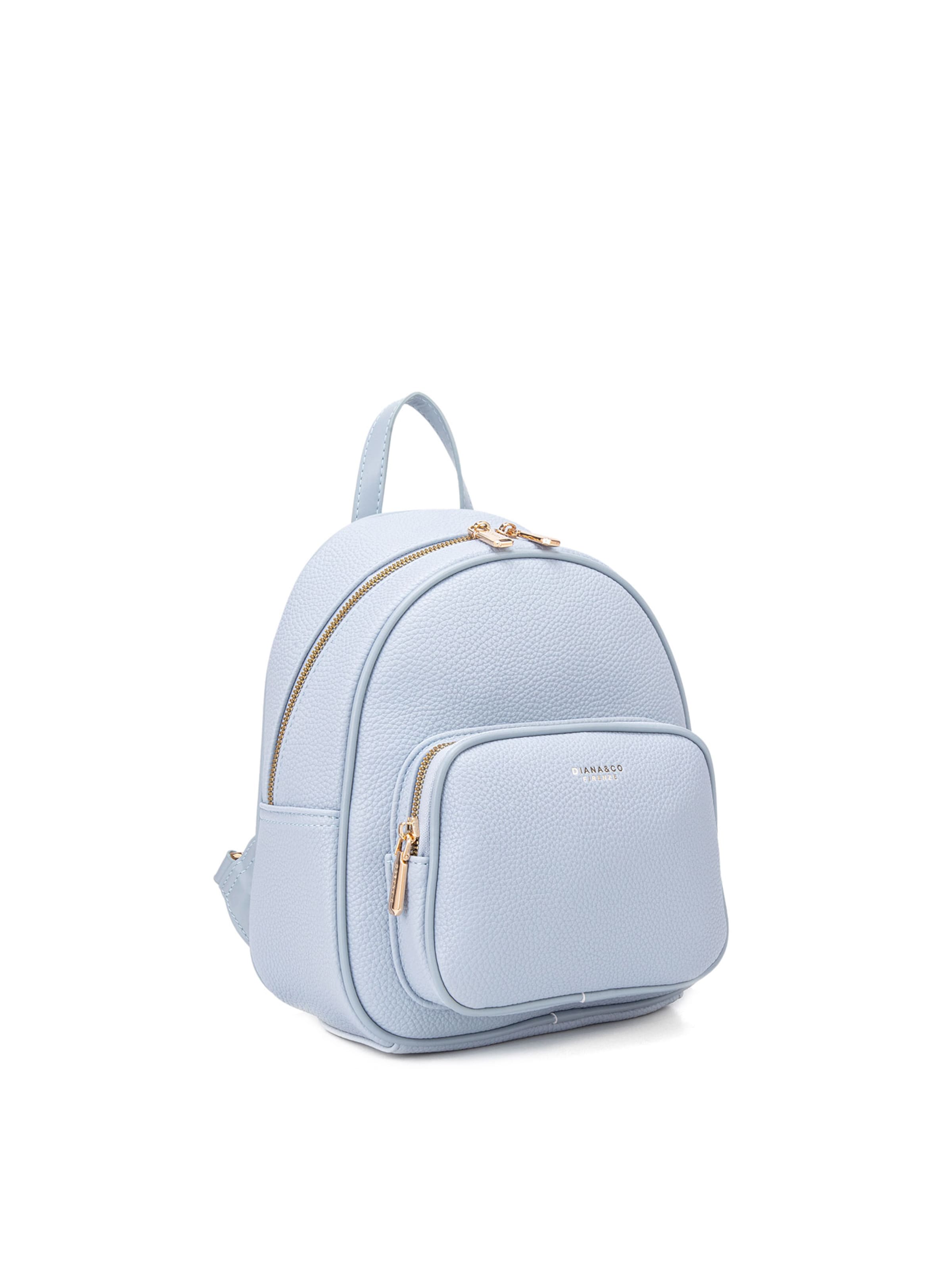 Zaino 'Zaino Donna Vegan Leather con Zip e Tasche Organizzate - Diana & Co' di Diana&Co. in blu